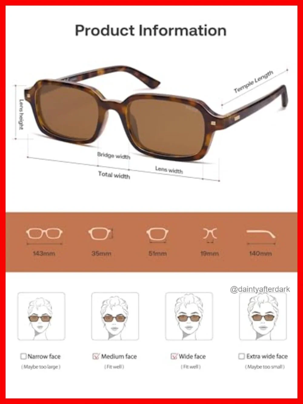 Trendy Rectangle Polarized Sunglasses Womens Mens Thin Slim Square Sunnies